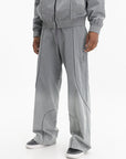 Off - White Track Pants Slouchy Garment Dye Grey