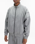 Off - White Jacket Relaxed Dyed Track Grey