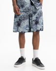 Off - White Shorts Printed Bowling Blue