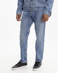 Off - White Jeans Half Arrow Twisted Light Wash