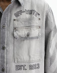 Off - White Shirt Diag Military Over Grey
