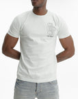 Off - White T-Shirt Big Double Arrow Light Blue
