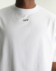Off - White T-Shirt 3d Arrow Spray White
