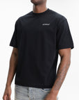 Off - White T-Shirt Half Arrows SS Skate Black