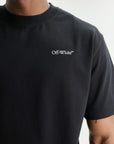 Off - White T-Shirt Half Arrows SS Skate Black