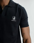 Iceberg Jeans T-Shirt Ibj White Logo Black