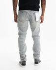 Purple Jeans Fade Down Skinny Indigo
