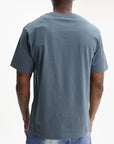 Kenzo T-Shirt Signature Embroidery Blue