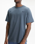 Kenzo T-Shirt Signature Embroidery Blue