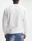 Kenzo Sweater Signature Embroidery Off White