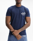 Kenzo T-Shirt Sounds Embroidered Blue/Black