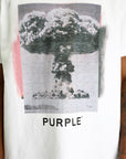 Purple T-Shirt Hwt Jersey Ss Tee White