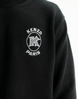 Kenzo Sweater Paris Emblem Black