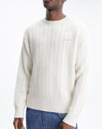 Kenzo Sweater Signature Knitted Off White