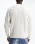 Kenzo Sweater Signature Knitted Off White