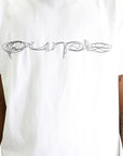 Purple T-Shirt Hwt Jersey Ss Tee White