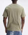 Kenzo T-Shirt Signature Embroidery Khaki