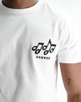 Kenzo T-Shirt Sounds Embroidered Off White