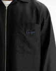 Kenzo Shirt Zipped Oversized Black