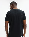 Purple T-Shirt Clean Jersey Ss Tee Black