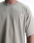 Kenzo T-Shirt Signature Embroidery Khaki