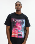 Purple T-Shirt Hwt Jersey Ss Tee Black