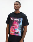 Purple T-Shirt Hwt Jersey Ss Tee Black
