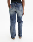 Kenzo Pants Blue Denim Medium Stone