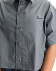 Kenzo Shirt Signature Poplin Blue