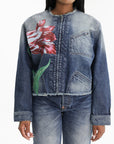 Kenzo Jacket Blue Denim Medium Stone