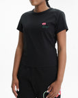 Kenzo T-Shirt Tulip Emroidered Black