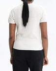 Kenzo T-Shirt Tulip Emroidered Cream