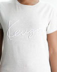 Kenzo T-Shirt Signature Emb Grey