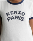 Kenzo T-Shirt Paris Emblem Off White
