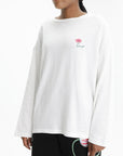 Kenzo T-Shirt Gots Tulip Ls Off White