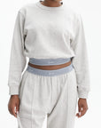 Kenzo Sweater Blue Signature Band Medium Wash