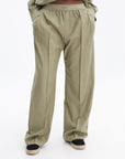 Kenzo Pants Loose Fit Khaki