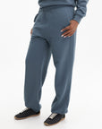 Kenzo Jogger Cuffed Logo Pants Blue