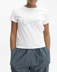 Kenzo T-Shirt Signature Emb Off White