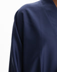 Kenzo Jacket Kimono Virgin Wool Blue/Black