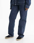 Kenzo Pants Blue Denim Medium Stone