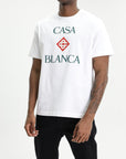 Casablanca Classic T-Shirt Casablanca Stacked Logo White