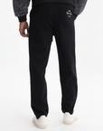 Iceberg Pants White Stripe Leg Black