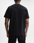 Casablanca Monde Perdu Tennis Club Icon Printed Classic T-Shirt Black