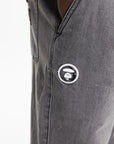 Aape Logo Jeans Grey