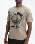 Aape Graphic Crew Beige