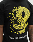 Market T-Shirt Smiley Product Of The Internet Black