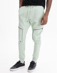 Capone Sweatpants Zipped Mint