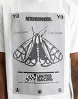 Y-3 T-Shirt NBHD GFX Butterfly Cloud White