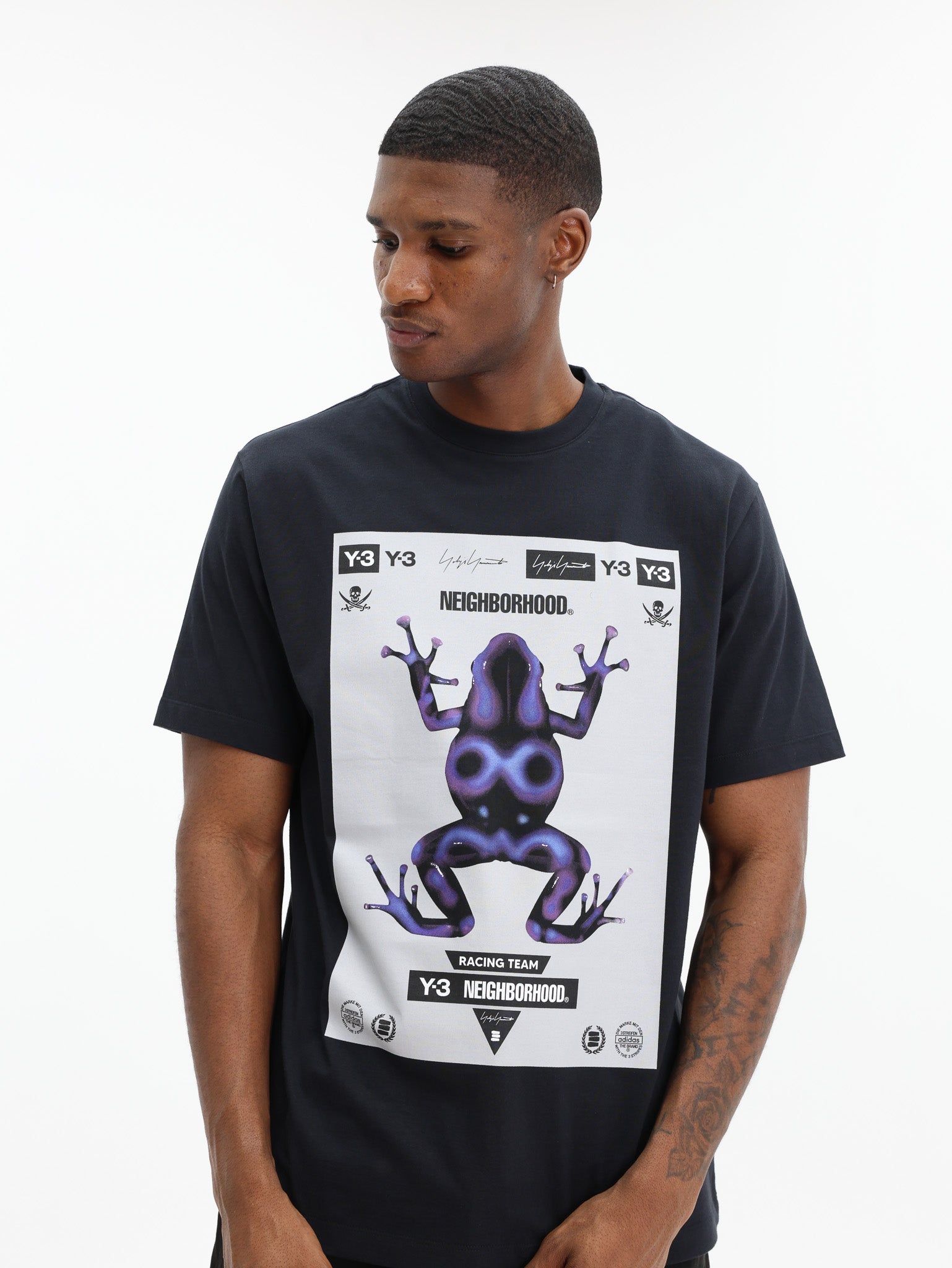Y-3 T-Shirt NBHD GFX Frog Black - AL Capone Premium